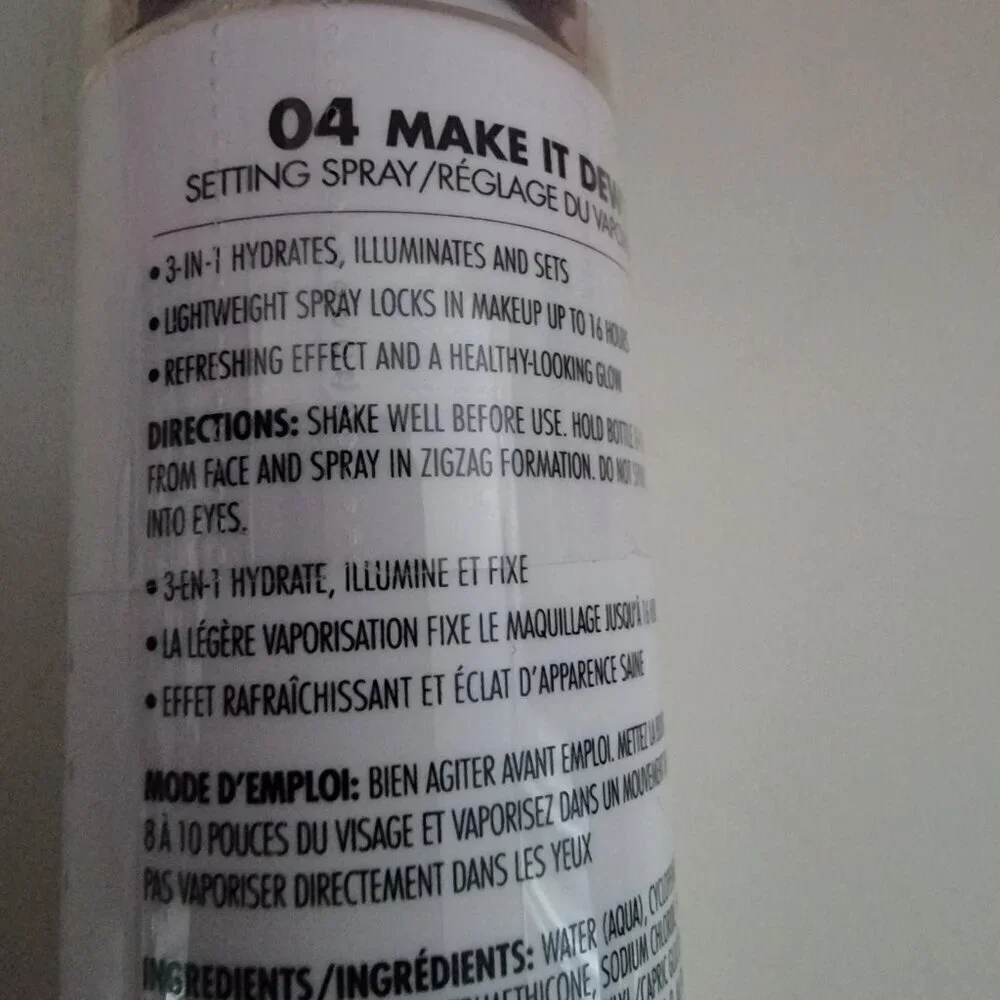 NEW MILANI Make It Dewy Setting Spray 2.03 oz